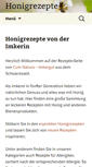 Mobile Screenshot of honigrezepte.info